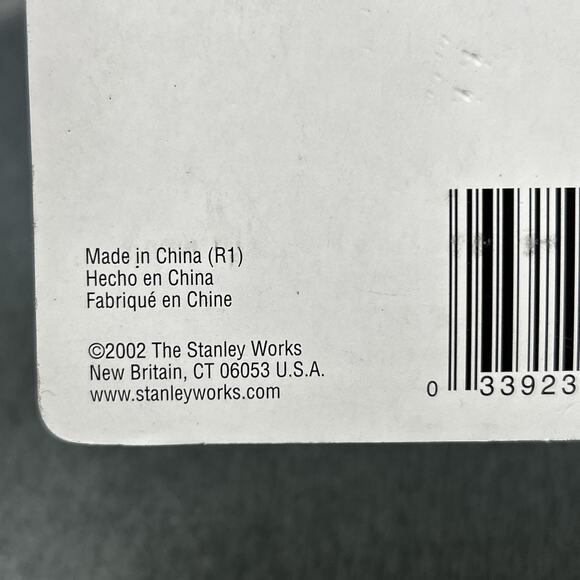 Vintage 2002 Stanley House Number 4 Black Finish 4" Metal NOS Packaged 57-9938 - Picture 3 of 7